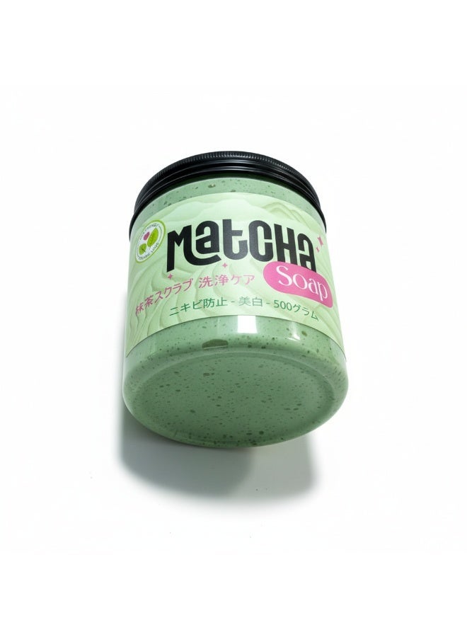 Dazy Matcha Creamy Soap 500g – Deep Cleansing & Skin Brightening with Green Tea Extract - Image 3